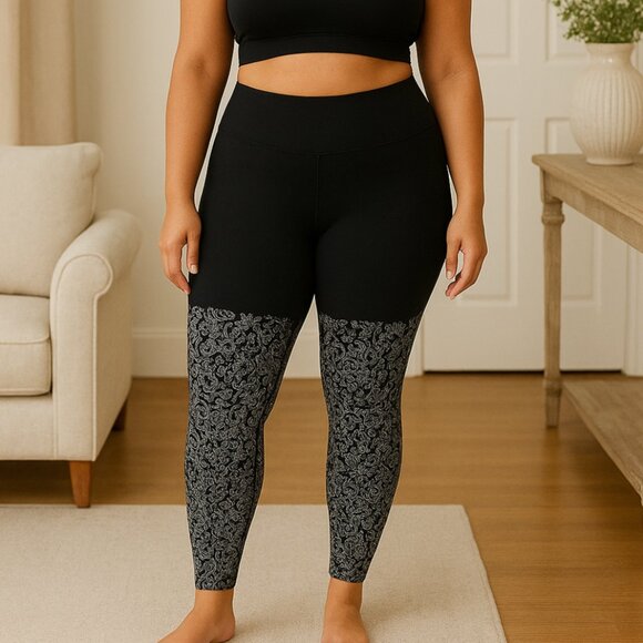 Lane Bryant Ultra Hi-Rise Smoothing Shaping Leggings/Footless Tights NEW - Picture 9 of 10